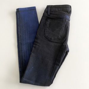 Hudson Jeans Girls Skinny Slim fit Metallic Black Blue New